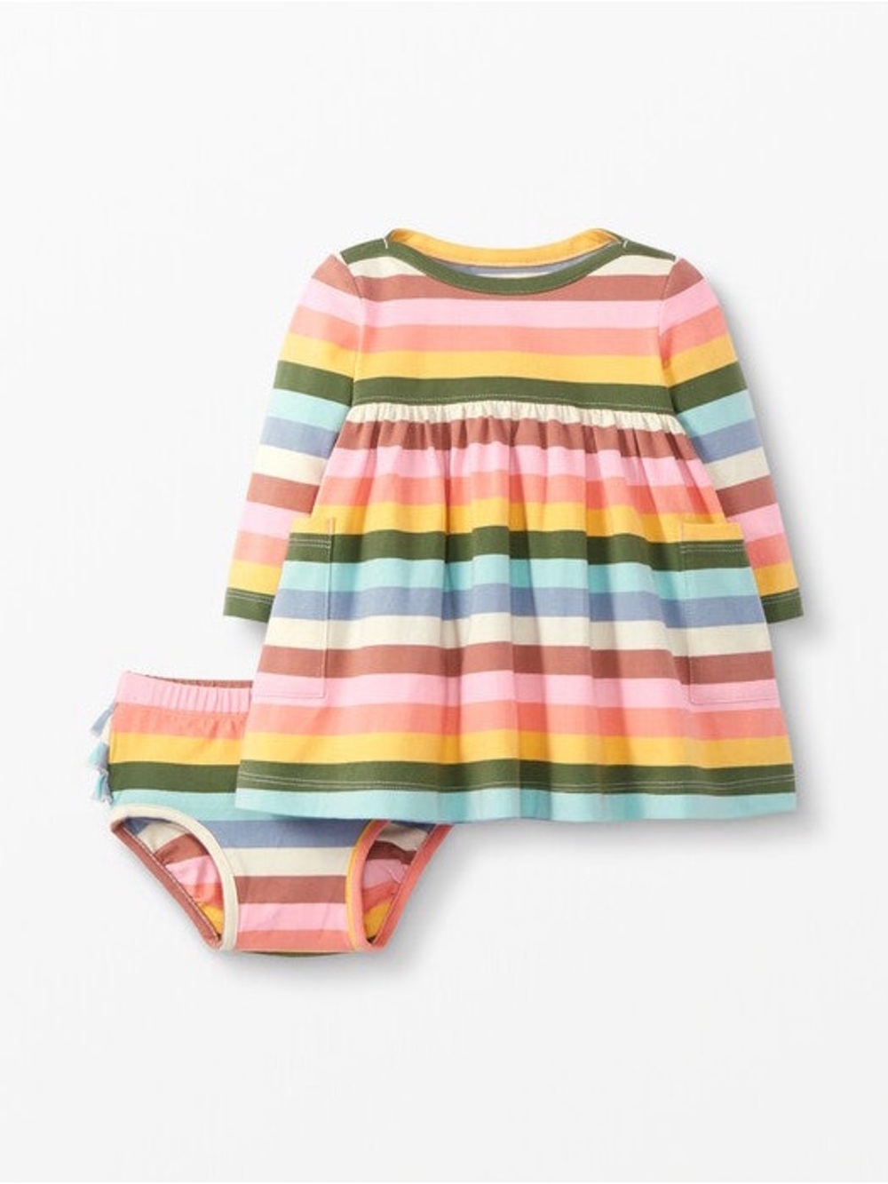 Hanna Andersson Dress and Diaper set - 6-12 months